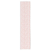 Chemin De Table Court Flamants roses Pink table runner (Devant)