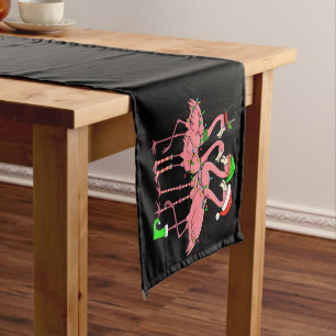 Chemin De Table Court Flamingo Joyeux Noël Drôle Cadeau pour l'amant de