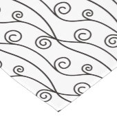 Chemin De Table Court Flèches noires et blanches (Coin)