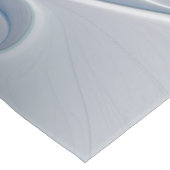 Chemin De Table Court Fleur Abstraite Fractale Moderne Avec Bleu (Coin)