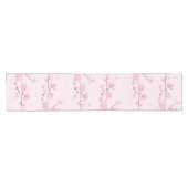 Chemin De Table Court Fleur de cerisiers - rose (Horizontal)