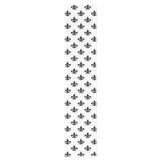 Chemin De Table Court Fleur de Lis français (Devant)