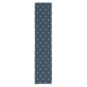 Chemin De Table Court Fleur De Lis Pattern