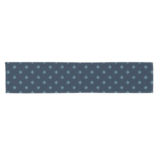 Chemin De Table Court Fleur De Lis Pattern (Horizontal)