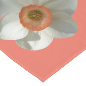 Chemin De Table Court Fleur de printemps de jonquille rose (Coin)