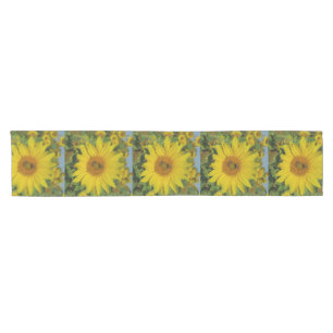 Chemin De Table Court fleur de soleil jaune fleur d'été