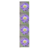 Chemin De Table Court fleur de violet bleu (Devant)