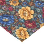Chemin De Table Court Fleur maximaliste (Coin)