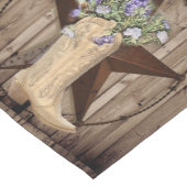 Chemin De Table Court fleur sauvage de bois de grange rustique Cow-boy d (Coin)
