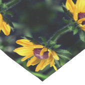 Chemin De Table Court Fleur Susan Black Eyed dépliant Abstrait (Coin)