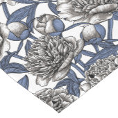 Chemin De Table Court Fleurs de cendres blanches (Coin)