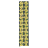 Chemin De Table Court Fleurs de printemps de Primrose jaune Motif Abstra (Devant)