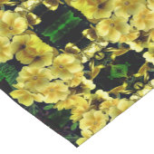 Chemin De Table Court Fleurs de printemps de Primrose jaune Motif Abstra (Coin)