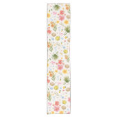 Chemin De Table Court Fleurs et coquillages Tropiques Côtiers (Devant)