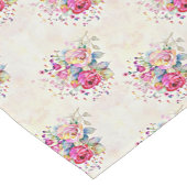 Chemin De Table Court Fleurs printanières (Coin)