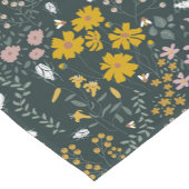 Chemin De Table Court Fleurs sauvages bohémiens de la moutarde (Coin)