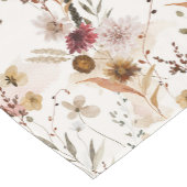 Chemin De Table Court Fleurs sauvages de chute d'aquarelle (Coin)