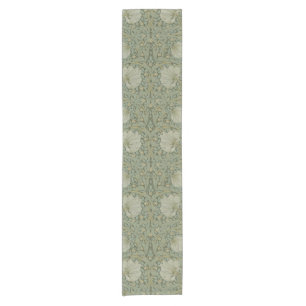 Chemin De Table Court Fleurs vintages Floral William Morris Pimpernel