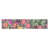 Chemin De Table Court Floral de prairie rose (Horizontal)