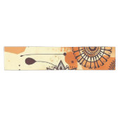 Chemin De Table Court Floral Mandala tons boho rustiques chauds (Horizontal)