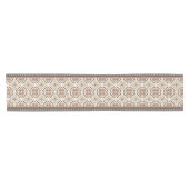 Chemin De Table Court Floral Oriental Motif ethnique (Horizontal)