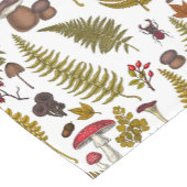 Chemin De Table Court Flore et faune boisées 2 (Coin)