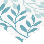 Chemin De Table Court Flore rétro (Coin)