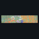 Chemin De Table Court Flower Garden by Gustav Klimt<br><div class="desc">Beautiful colorful painting of a flower garden by Gustav Klimt. Amazing variations of colors and beautiful flowers fit beautiful on many sorts of wonderful products and venft ideas.</div>