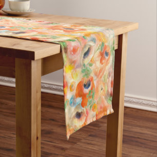 Chemin De Table Court Flowers