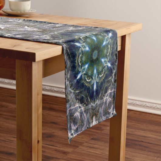 Chemin De Table Court Folk Mandala (In Situ)