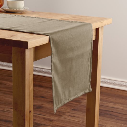 Chemin De Table Court Fond marron texturé calme & simple  (In Situ)