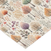 Chemin De Table Court Forêt d'aquarelle en bois de Whimsland (Coin)