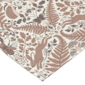 Chemin De Table Court Forêt de mousse de Mocha/Bois et plantes (Coin)