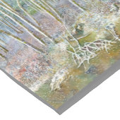 Chemin De Table Court forêt d'hiver peinture aquarelle (Coin)