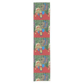 Chemin De Table Court Formes Abstraites, style Matisse, ajouter du texte (Devant)