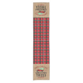 Chemin De Table Court Foyer de Noël 🎄 Arbre (Devant)