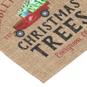 Chemin De Table Court Foyer de Noël 🎄 Arbre (Coin)