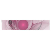 Chemin De Table Court Fractal, moderne Berry Abstrait Art rose (Horizontal)