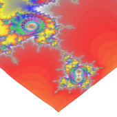 Chemin De Table Court Fractale psychédélique (Coin)