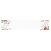 Chemin De Table Court Fruit de l'Esprit rose floral (Horizontal)
