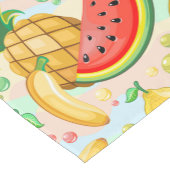 Chemin De Table Court Fruits d'été frais Motif (Coin)