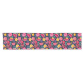 Chemin De Table Court Fruits et fleurs tropicaux (Horizontal)