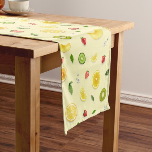 Chemin De Table Court Fruits mixtes 2 (In Situ)
