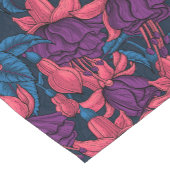 Chemin De Table Court Fuchsia en bleu et violet (Coin)