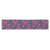 Chemin De Table Court Fuchsia en bleu et violet (Horizontal)