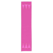 Chemin De Table Court Fuchsia Pink Ombre moderne (Devant)