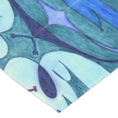 Chemin De Table Court Fumes bleues (Coin)