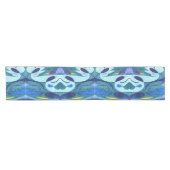 Chemin De Table Court Fumes bleues (Horizontal)
