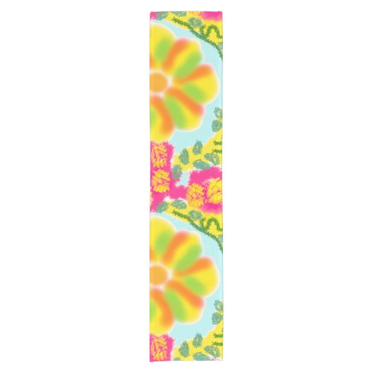 Chemin De Table Court Fun Festive Festival joyeux Bright Table Runner (Devant)
