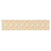 Chemin De Table Court Fun Orange Fall Motif (Horizontal)